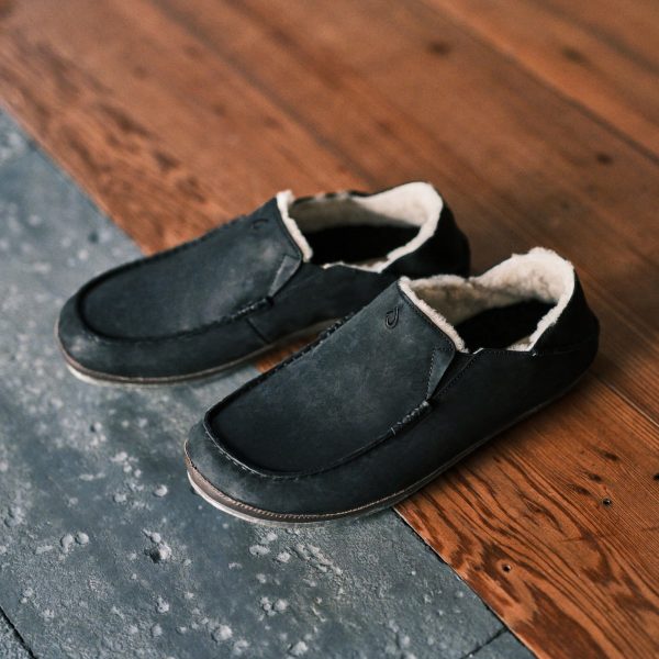 Moloā Slipper  -  Black / Dk Java - Image 2