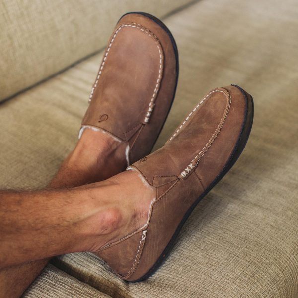 Moloā Slipper - Toffee / Dark Wood - Image 3
