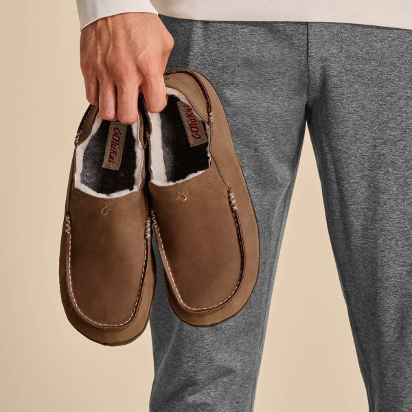 Moloā Slipper - Toffee / Dark Wood - Image 4