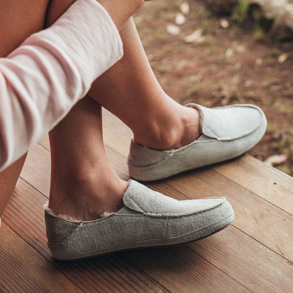 Nohea Slipper - Pale Grey - Image 2